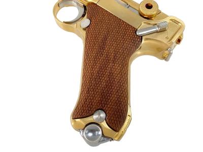 [マルシン] ルガー P08 4インチ Parabellum 木製グリップ 金属モデルガン (中古)サブ画像へ6