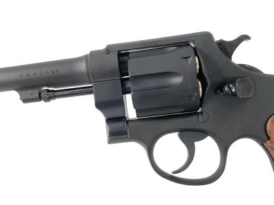 [タナカ] S&W M1917 CAL.45 ミリタリー 5.5インチ 発火モデルガン 木製グリップカスタム (未発火)サブ画像へ3
