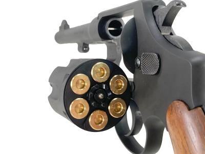 [タナカ] S&W M1917 CAL.45 ミリタリー 5.5インチ 発火モデルガン 木製グリップカスタム (未発火)サブ画像へ6