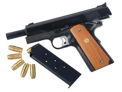 [MGC] シリーズ70 ゴールドカップナショナルマッチ ナチュラルHW 発火モデルガン (中古)サブ画像へ7