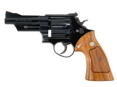 [コクサイ] S&W M28 ハイウェイ パトロールマン 4インチ モデルガン 木製グリップカスタム (中古)サブ画像へ1