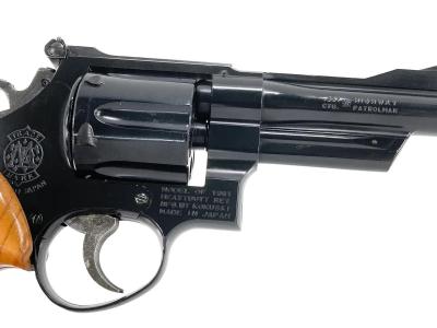 [コクサイ] S&W M28 ハイウェイ パトロールマン 4インチ モデルガン 木製グリップカスタム (中古)サブ画像へ4