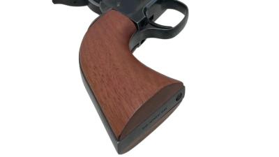 [ハドソン] コルト SAA ピースメーカー 4.3/4インチ シビリアン 発火モデルガン 木製グリップ仕様 ブルーイングカスタム (中古)サブ画像へ3