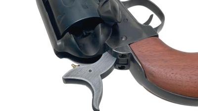 [ハドソン] コルト SAA ピースメーカー 4.3/4インチ シビリアン 発火モデルガン 木製グリップ仕様 ブルーイングカスタム (中古)サブ画像へ7