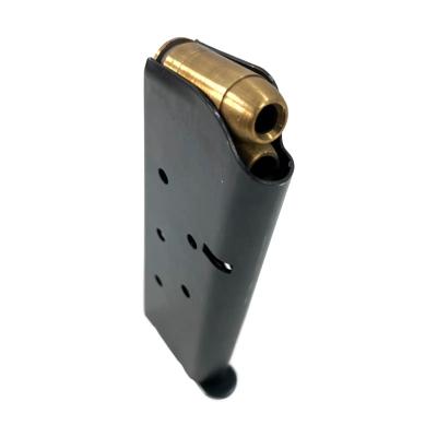 [マルシン／モデル工房S] コルトガバメント M1911A1 シルバーABS 発火モデルガン 組立キット完成品 木製グリップカスタム 火薬・樹脂グリップ等セット (中古)サブ画像へ8