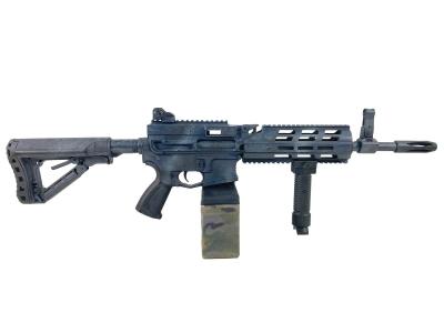 [G&G] CM16 LMG 軽機関銃 BK 電動ガン 塗装カスタム (中古)サブ画像へ1