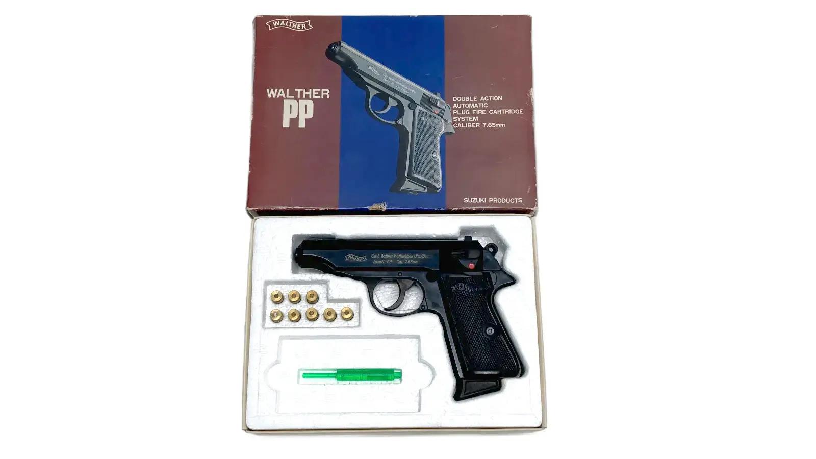 [スズキ/SUZUKI] ワルサー PP ABS 発火モデルガン (中古)