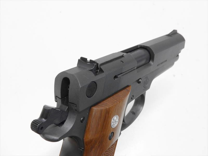 [マルシン] S&W M39 組み立てキット HW 完成品 発火モデルガン 木製グリップカスタム (未発火) 製品詳細画像9 
