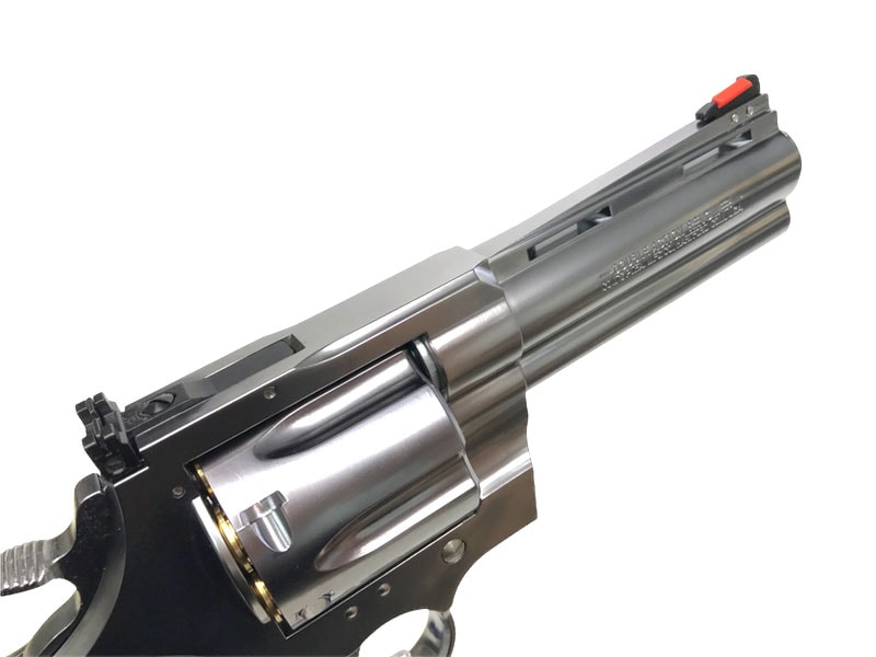 Marushin ガスガン COLT ANACONDA 4インチ HOGUE Marushin Anaconda 44 Magnum Revolver (4 inch) - Silver with