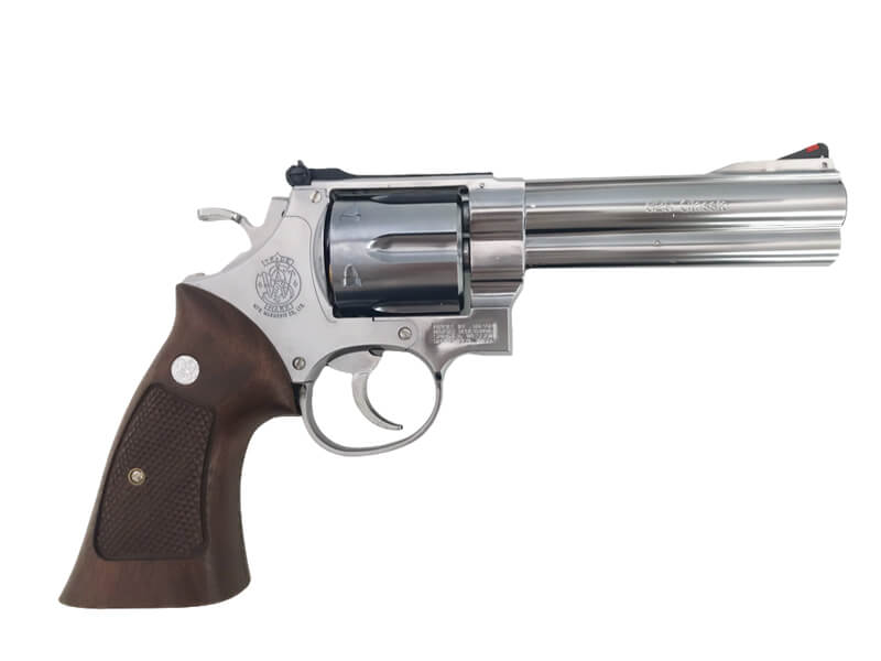 マルシン] S&W M629 クラシック シルバーABS Xカートリッジ 木製