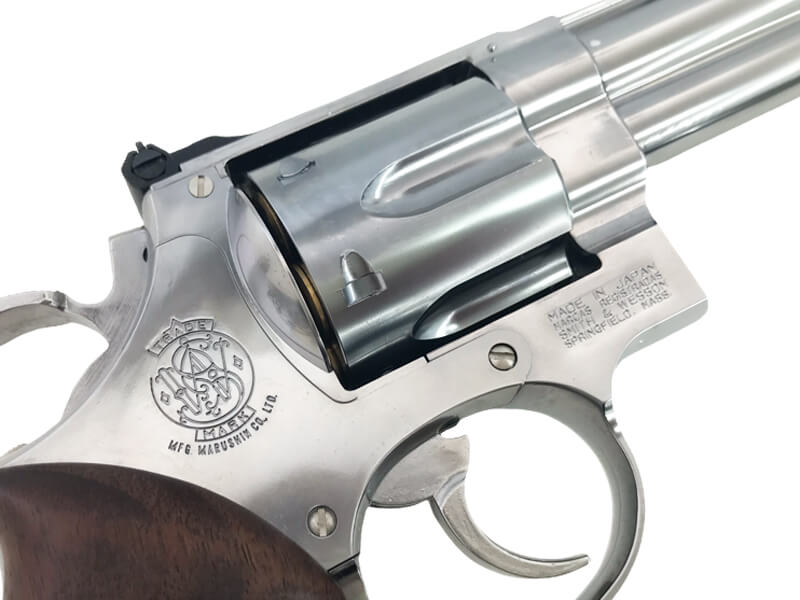 マルシン] S&W M629 クラシック シルバーABS Xカートリッジ 木製