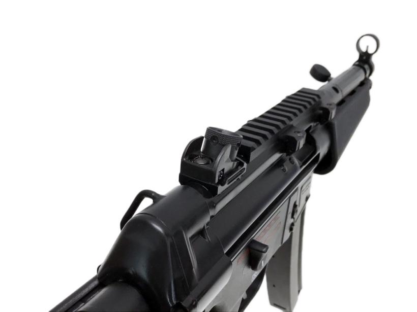 H&K MP5 モデルガン 黒 H&K MP5 R.A.S. MP5 黒/ブラック/BK ライフルケース 2WAYタイプ