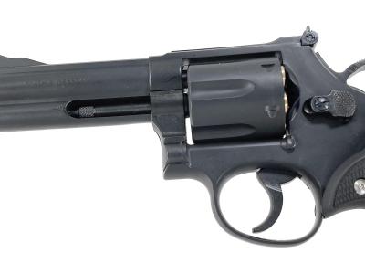 [マルシン] S&W M586 新型パッキンXカートリッジ 6mmBB ガスリボルバー DAVISタイプ ラバー調グリップ マットブラックABS (新品)サブ画像へ3