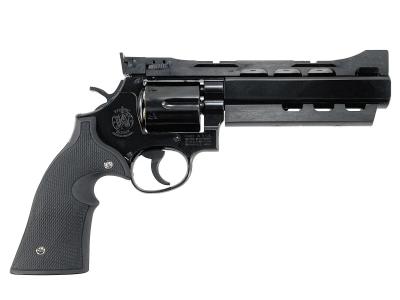 [マルシン] S&W M586 パワーカスタム 新型パッキンXカートリッジ 6mmBB ガスリボルバー DAVISタイプ ラバー調グリップ WディープブラックABS (新品)サブ画像へ2