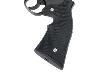 [マルシン] S&W M586 パワーカスタム 新型パッキンXカートリッジ 6mmBB ガスリボルバー DAVISタイプ ラバー調グリップ WディープブラックABS (新品)サブ画像へ5