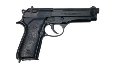 [ACG/スズキ] ベレッタ M92SB ヘアライン ブラックABS 発火モデルガン BERETTAラバーグリップ付 (中古)サブ画像へ2
