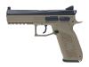 [Carbon8] CZ P09 TAN タンカラーCO2 ガス ブローバック ガスガン 新型 チャンバー搭載 25/10 (新品)