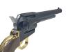 [マルシン] コルト SAA 1st Gen. Late キャバルリー 木製グリップ仕様 新型パッキン Xカート式 ガスリボルバー ブラススタイルHW (新品)