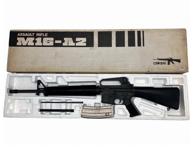[コクサイ] M16A2カービン ガスライフル フロンガス仕様 ガス注入不可 (ジャンク)