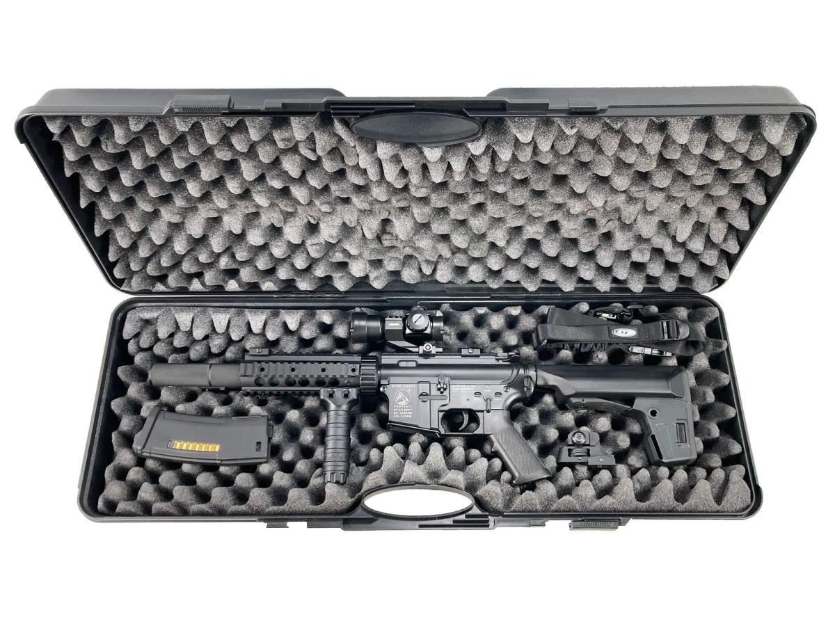 [D-Boys] M4 CARBINE RAS メタル電動ガン フルカスタム スリング&ガンケース付属 (中古)