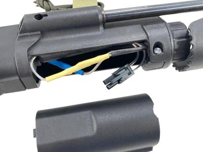 [APS] M4パトリオット 電動ガン ストックカスタム ダットサイト搭載 バッテリーケース部破損 ガンケース付属 (訳あり)サブ画像へ10