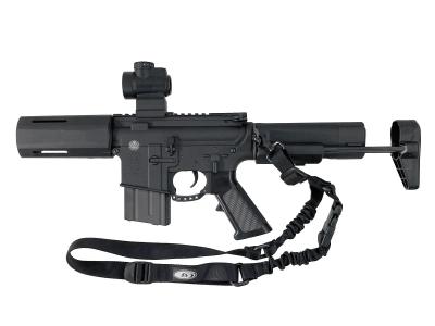 [KRYTAC] TRIDENT ALPHA SDP 電動ガン BK トリガーガードカスタム ダットサイト搭載 ガンケース付属 (中古)サブ画像へ1