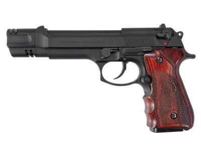 [KSC] ベレッタ U.S.9mm M9 ブラック ガスブローバック コンペンセイター/グリップカスタム ガンケース付属 (中古)サブ画像へ1