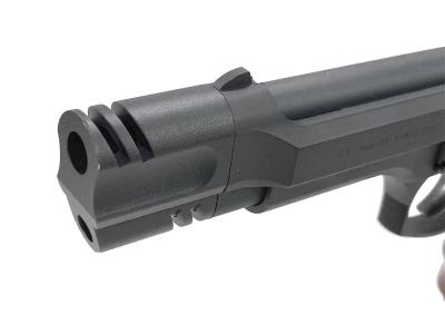 [KSC] ベレッタ U.S.9mm M9 ブラック ガスブローバック コンペンセイター/グリップカスタム ガンケース付属 (中古)サブ画像へ7