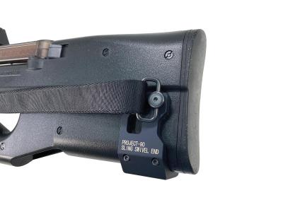 [東京マルイ] P90 スタンダード電動ガン 外装カスタム ダットサイト搭載 スリング装着 バットプレートべたつき ガンケース付属 (訳あり)サブ画像へ6