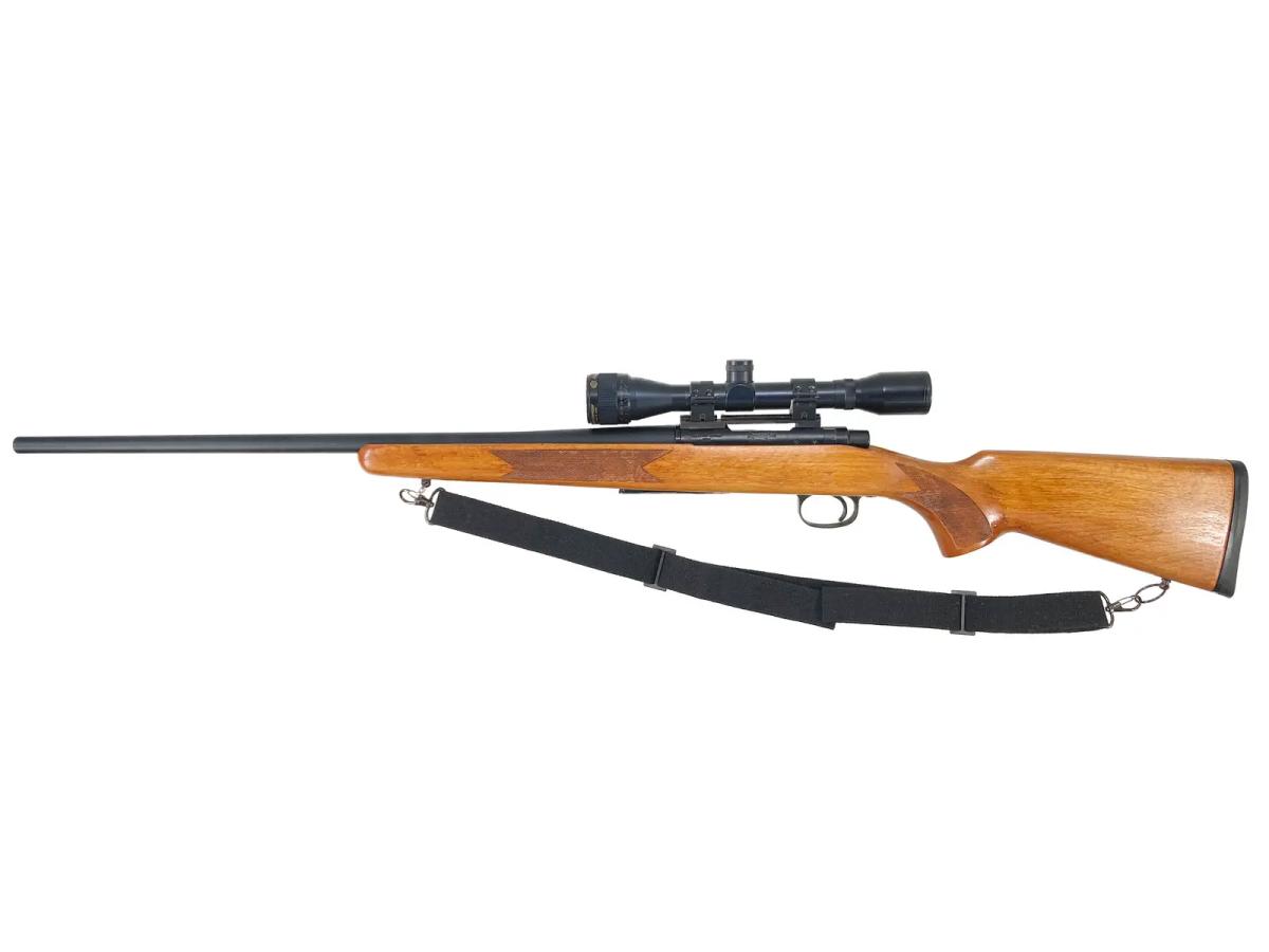 [サンプロジェクト] Remington MODEL M700 エアコッキングライフル 木製ストック　スコープカスタム (中古)
