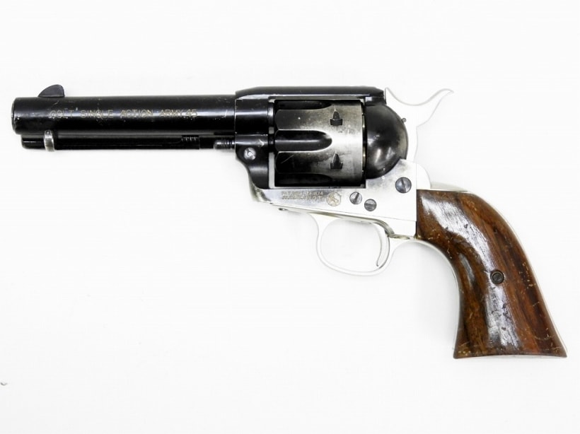 [マルシン] コルト SAA.45 カート式ガスリボルバー 木製グリップ 本体のみ (訳あり)