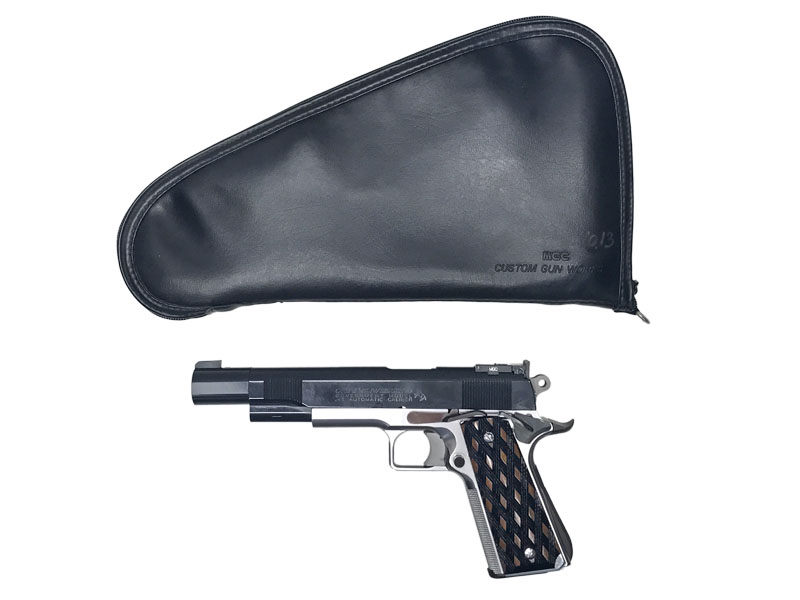 [MGC/MCW] ホーグ・ナショナルマッチ ABS 発火モデルガン GM5 フルカスタム ソフトガンケース付き(中古) (未発火)