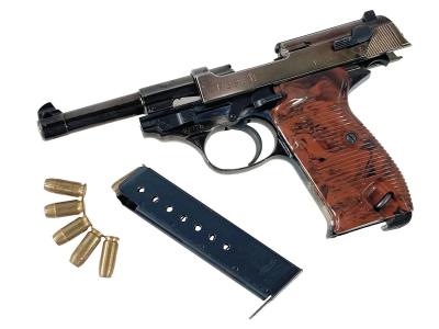 [マルシン] ワルサーP38 ミリタリー メタルフィニッシュ 発火モデルガン カート6発付属 (中古)サブ画像へ6