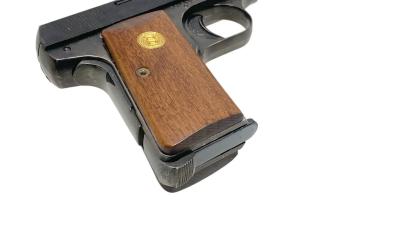 [コクサイ] ブローニング M1910 メタルフィニッシュ NO.56 サイレンサーセット 発火モデルガン 木製グリップカスタム (中古)サブ画像へ3