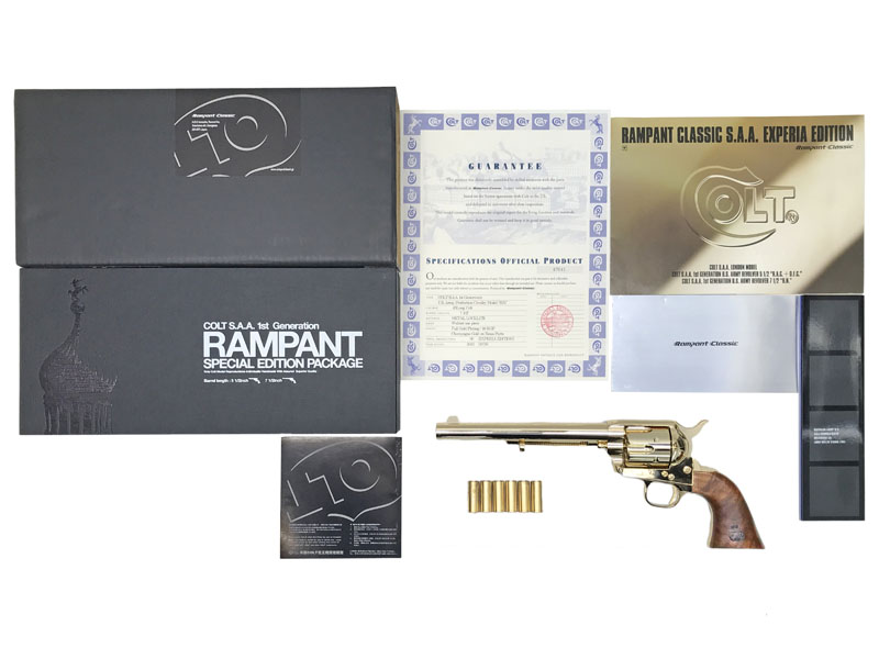 [ランパントクラシック] コルト SAA.45 スペシャルエディションパッケージ U.S. 7 1/2 キャバルリー 金属モデルガン (中古)
