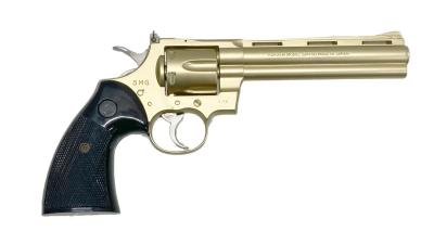 [コクサイ] コルトパイソン 6インチ 金属モデルガン 再塗装品 シリンダー回転難あり ガンケース付 (訳あり)サブ画像へ2