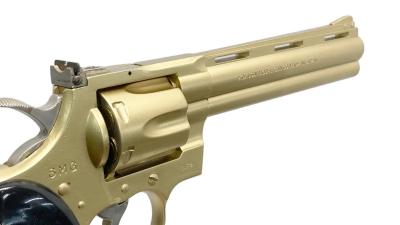 [コクサイ] コルトパイソン 6インチ 金属モデルガン 再塗装品 シリンダー回転難あり ガンケース付 (訳あり)サブ画像へ4