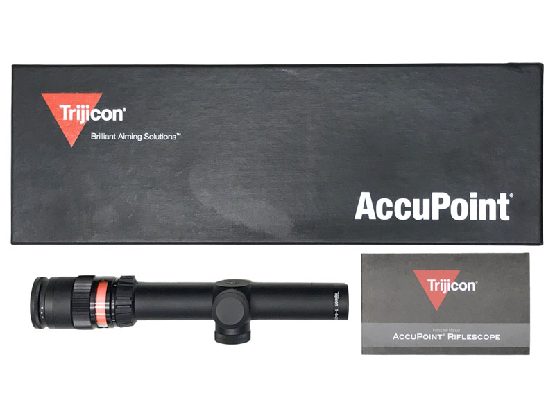 [Trijicon] AccuPoint TR24R ミディアム 1-4ｘ24 Φ30mm 集光式スコープ RED (中古)
