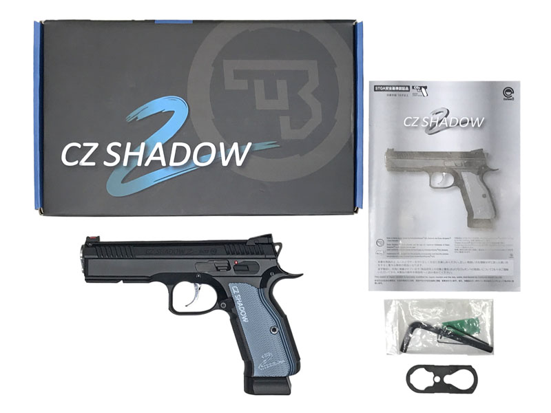 [Carbon8] Czオフィシャルライセンス Cz SHADOW 2 フロンガス仕様 ガスブローバック フレームヒビ (訳あり)