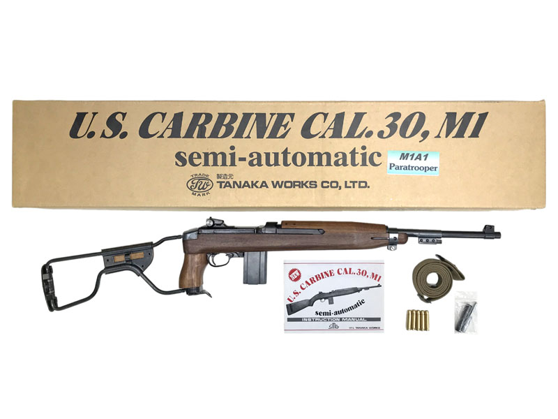 [タナカ] U.S. M1カービン パラトルーパー モデルガン (中古)