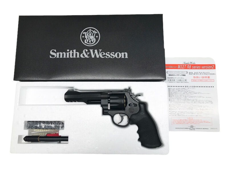 [タナカ] S&W M327 M&P R8 .357マグナムリボルバー 5インチ HW Ver.2 24/04以降ロット (新品)