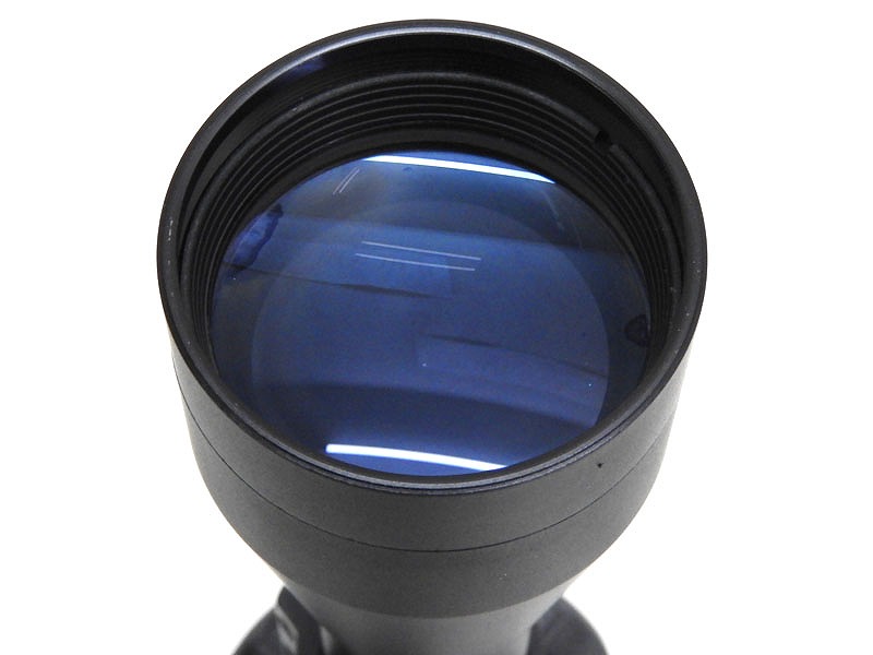 [NB] 3-9倍率 40mmレンズ径 イルミネートライフルスコープ 視度調節機能搭載 ハイプロファイルマウント付き (中古) 製品詳細画像3 対物レンズ。