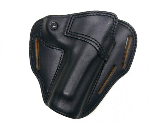 [イーストA] No.211 M92F用 パンケーキヒップホルスター ブラック 革製 (中古)