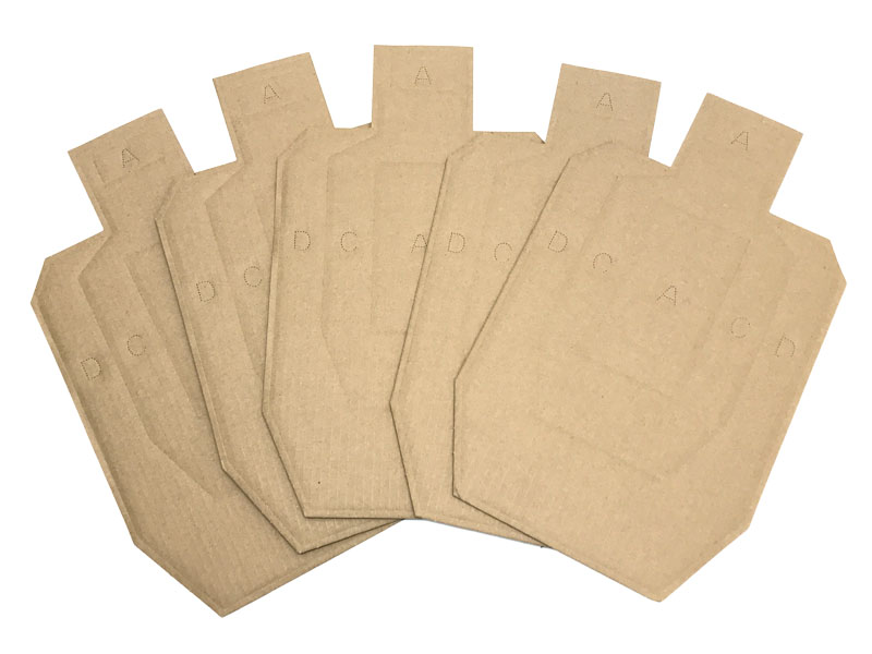 [NB] 段ボール  ヒューマンターゲットシート 小 5枚セット (新品)