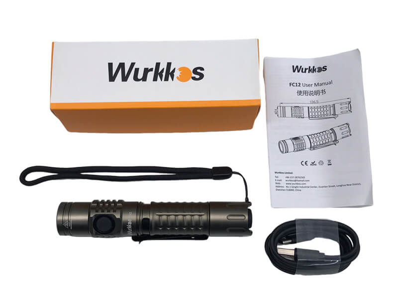 [Wurkkos] FC12 LED懐中電灯 (中古)