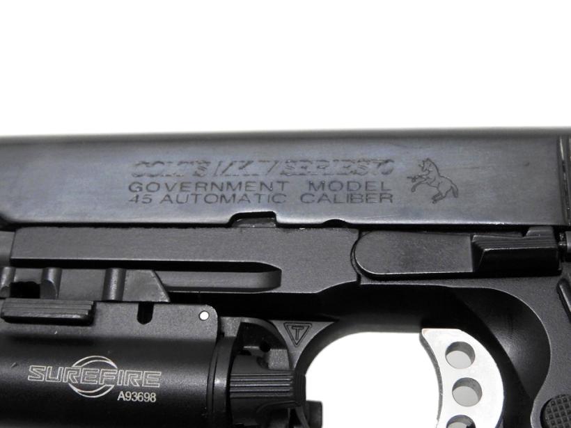 [タニオコバ] コルト M1911 ガバメントモデル シリーズ70 マーク4 GM-7.5 発火モデルガン タクティカルカスタムセット (中古) 製品詳細画像3 