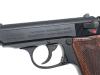[マルゼン] ワルサー ニューPPK/S ブラックモデル ガスブローバック JAN改定後ロット 木製グリップカスタム (中古)