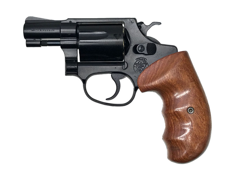 [タナカ] S&W M36 チーフスペシャル 2インチ HW Ver2 ペガサスガスリボルバー 木製グリップカスタム (中古)