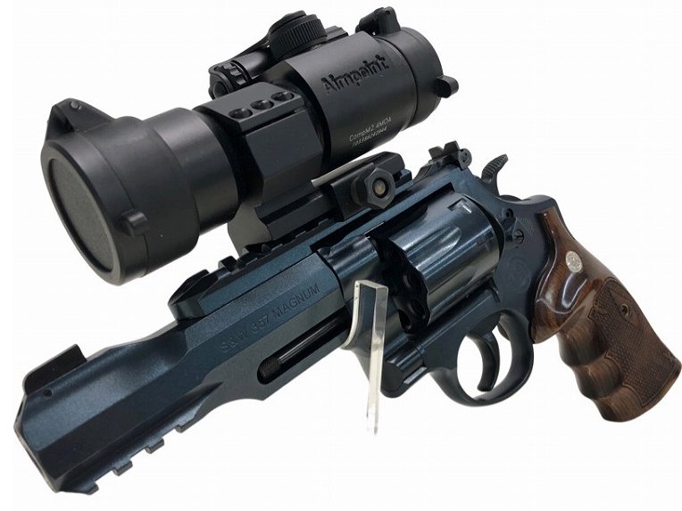 [キャロムショット/タナカ] S&W M327 M&P R8 テロリストカウンター 5インチ HW ガスリボルバー (中古)