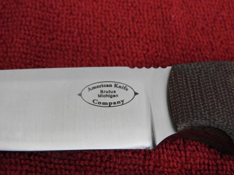 [American Knife Company] シェナンドー シースナイフ ナチュラルマイカルタ マット仕上げ (未使用) 製品詳細画像3 